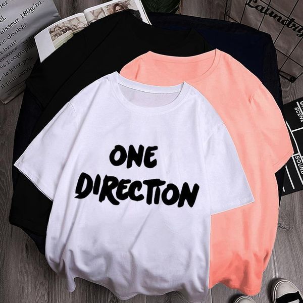 

t shirts women 2021 summer mujer one direction t shirt punk grunge harajuku graphic t shirts tee shirt femme, White