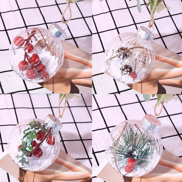 

party decoration transparent christmas tree toys decorations ball bauble xmas hanging ornaments for home year navidad