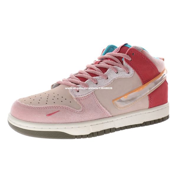 

social pro qs milk carton lunch skates shoe for men skate boot mens sneakers women mid sneaker womens sports shoes skateboard boots booties, White;red