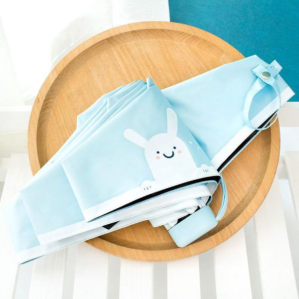 

umbrellas parasol 5 fold umbrella rain small fresh sun cute ultra light pocket mini