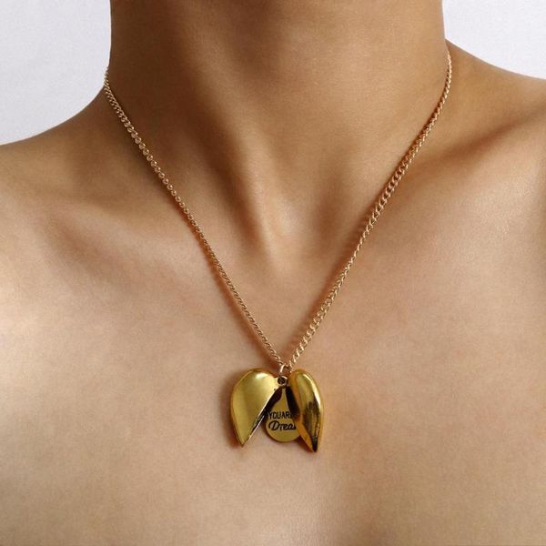 

pendant necklaces brand vintage necklace punk metal cuff heart for women letter chokers jewelry 2021, Silver