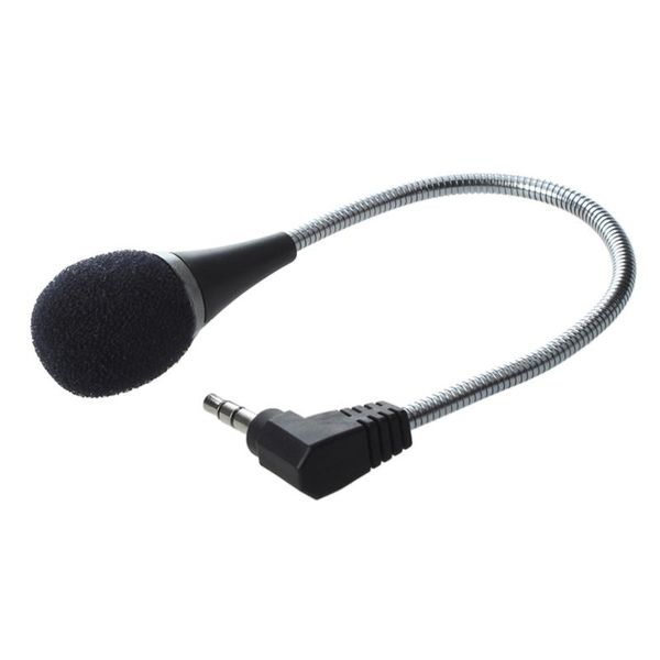 

microphones sodial(r) mini 3.5mm flexible microphone for pc/lapskype
