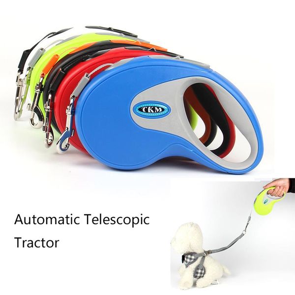 

dog collars & leashes 3m/5m retractable leash automatic flexible dogs puppy cat traction rope for small medium pet products
