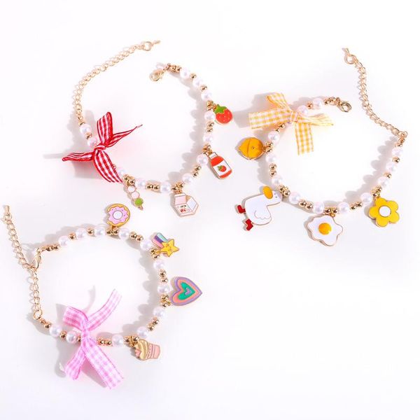 

cat collars & leads princess pearl cats collar adjustable pets birthday party wedding puppy kitten necklace chihuahua rabbits bow tie with p