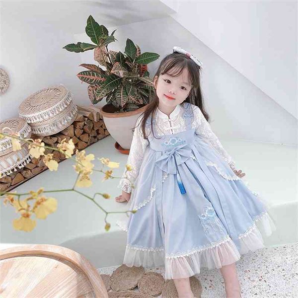 

new children's princess dress lolita girls' dress, Red;yellow