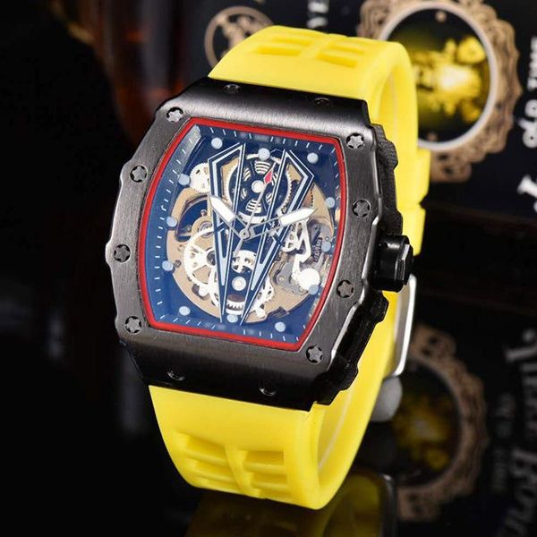 

wristwatches men's mechanical watch fashion satch chronograph sports waterproof luxury clock charming generous, Slivery;brown