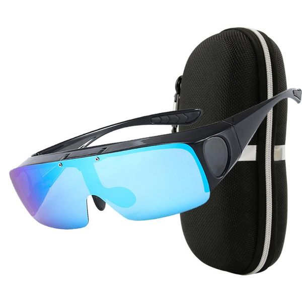 

outdoor eyewear fit over sunglasses polarized lenses men women fishing cover for myopia glasses goggles sport