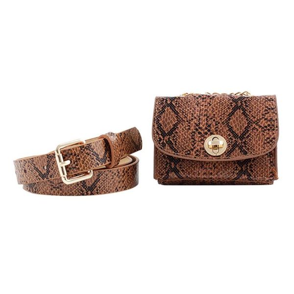 

waist bags women vintage alligator leather chest bag ladies detachable belt pockets functional buckle retro
