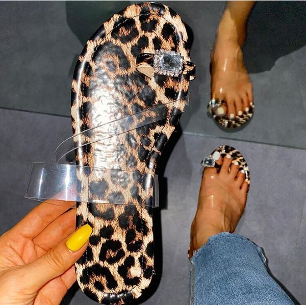 

spring/summer new 2021 women plus size women's shoes fashion rhinestone flip flops low heel slippers outdoor all-match sandals, Black