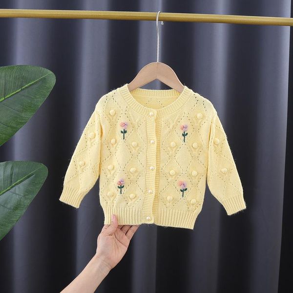 

spring girls knit cardigan sweater, Blue