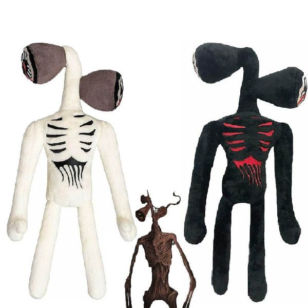 

40cm siren head plush toy white black sirenhead stuffed doll horror character figures peluches toy for children birthday gift action figures
