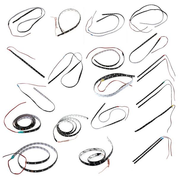 

car strip under light neon footwell flexible waterproof