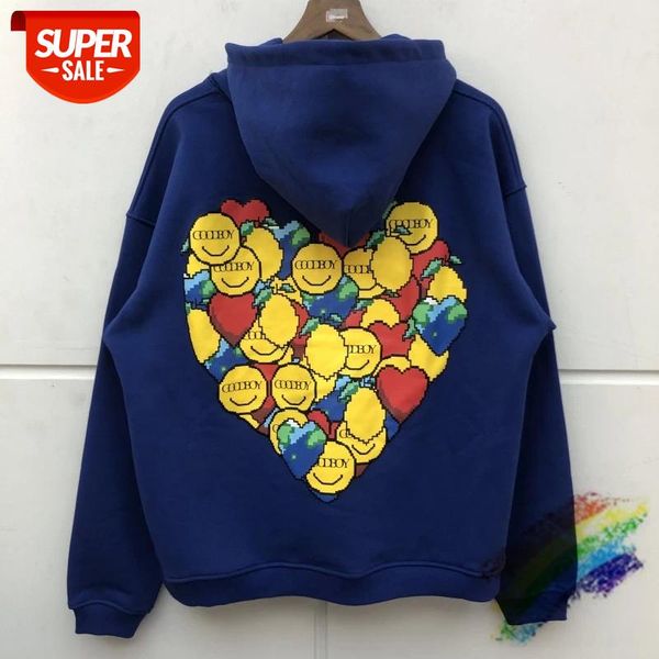 

oversized goodboy xoxogoodboy hoodie men women hip hop mosaic cartoon pattern print pullover sweatshirts #zy91, Black