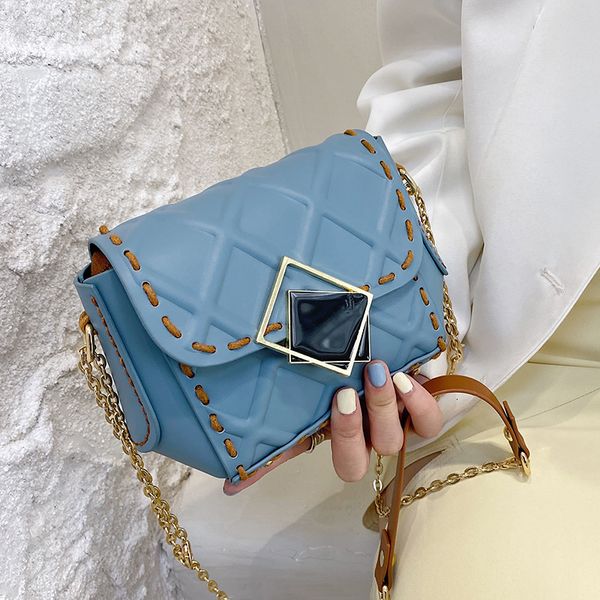 

chain bag female messenger 2021 fashion send girlfriend lingge women's single shoulder s