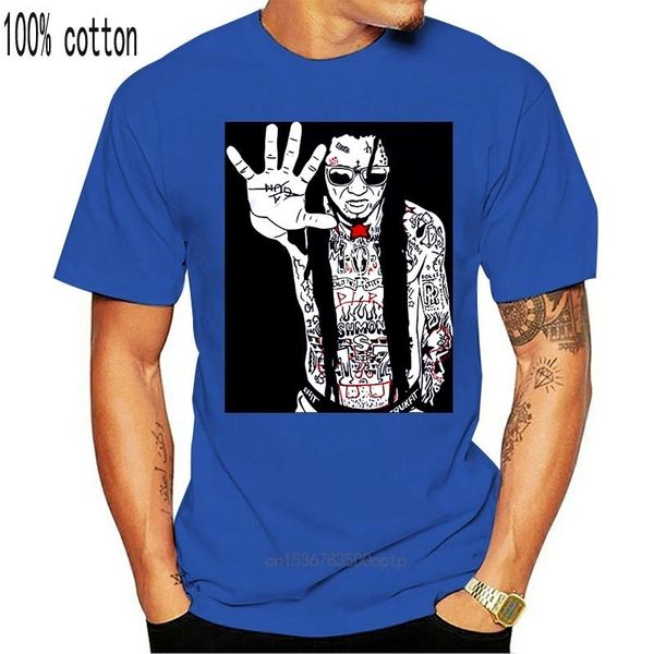

men's t-shirts lil wayne size smlxl2xl black color big tall tee shirt, White;black