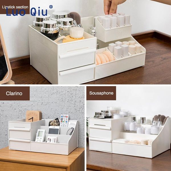

storage boxes & bins tablecosmetics box drawer large plastic dresser jewelry stationery and sundries