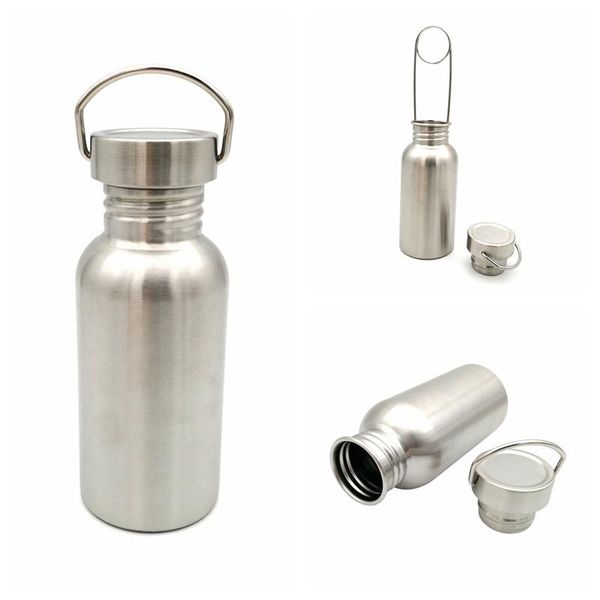 

camp kitchen outdoor camping pot stainless steel tableware travel water bottle coffee tea cup cooking with mouth spreader