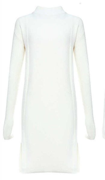 

luxury evening dress 2021 summer women's sleeve round neck white long pullover slim sweater, Black;gray