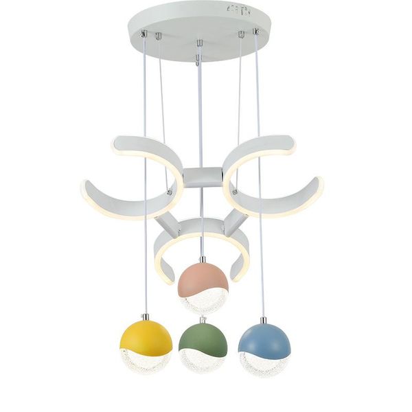 

pendant lamps 4 pendnats lamp dining room chandelier lighting hallway aluminum ceiling light
