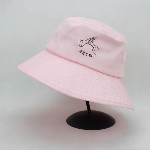 

cloches ldslyjr 2021 cotton post-session gesture bucket hat fisherman outdoor travel sun cap hats for men and women 518