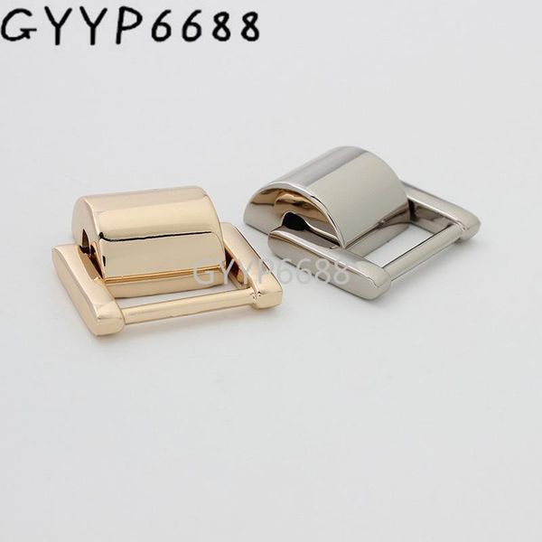 

bag parts & accessories 5-10 pieces 19x20mm shiny colors connecting buckle for woman handbag chain purse, Black