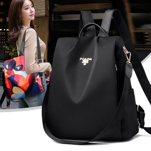 

backpack korean travel schoolgirl portable anti theft 2021 oxford waterproof outdoor schoolbag