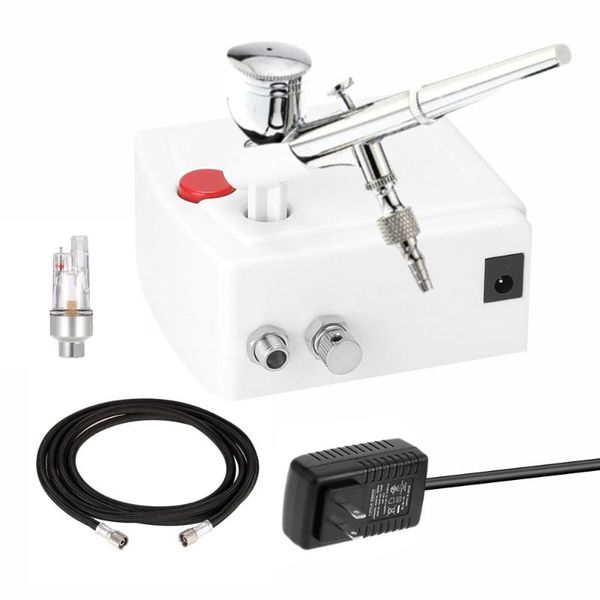 

professional spray guns gravity-feed dual action airbrush air compressor kit for art painting manicure craft cake spraying model brush nail