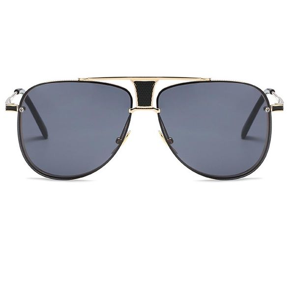 

glasses men for rimless fashion sunglasses women uv400 pilot brand design oversized sun mirror female flat shades driving y156 gvvbv, White;black