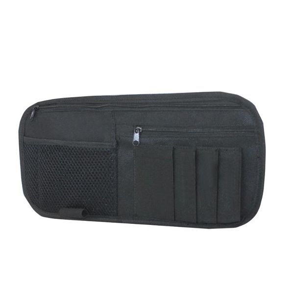 

car organizer multi-function automobile storage pouch oxford sun visor bag for card mobile phone pen sunglass holder