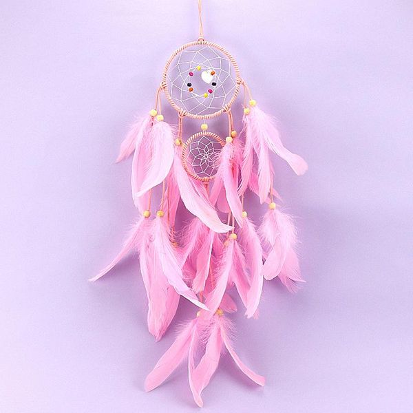 

chinese hand made feather wind chime ornament aeolian bells ancient customs home decoration