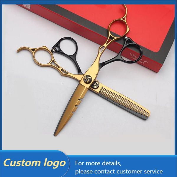 

hair scissors black gold suit teeth cut professional the barber shop make logo