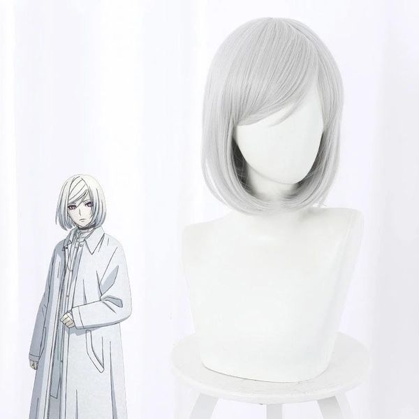 

other event & party supplies anime all members evil jade murderer silver white bob head cos wig cosplay accessories short hair