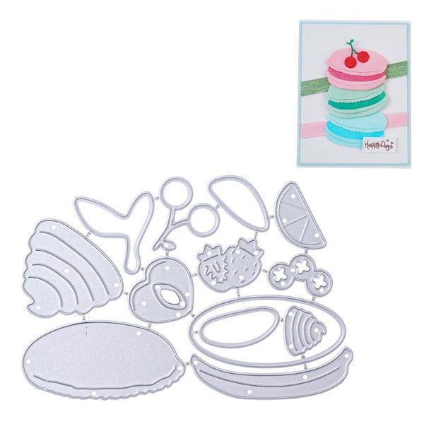 

painting supplies yaminsannio macarons dessert pastry sweet life 2021 metal cutting dies for diy scrapbooking paper cards making crafts