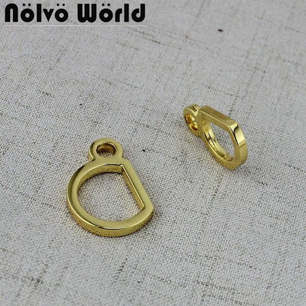 

50pcs inner side 14x 11mm 18x15mm deep gold 8 shaped d-ringe for hanger connector o8di#, Black