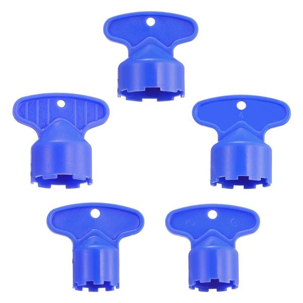 

other faucets, showers & accs doitool 5pcs aerator wrench cache key 16.5 18.5 21.5 24 removal tool (blue)