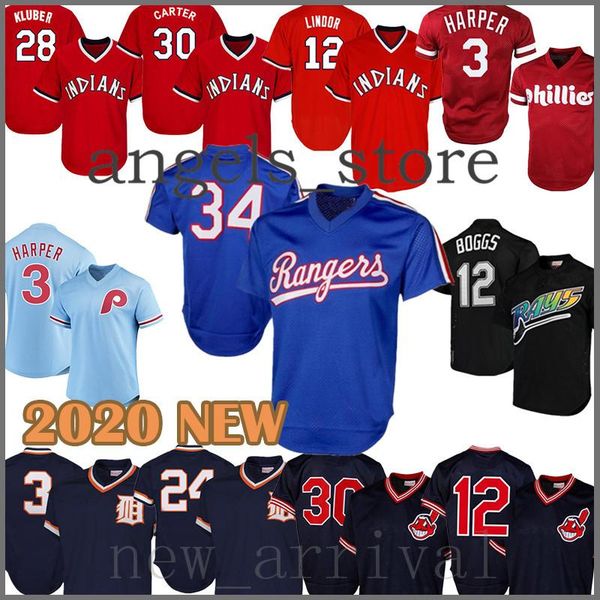 

kirk gibson miguel cabrera rangers tiger indians baseball jersey alan trammell 12 francisco lindor corey kluber joe carter 34 nolan ryan, Blue;black