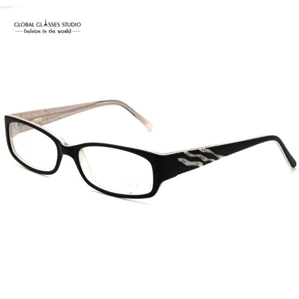 

fashion sunglasses frames acetate women girl eyewear glasses eyeglasses 9422, Black