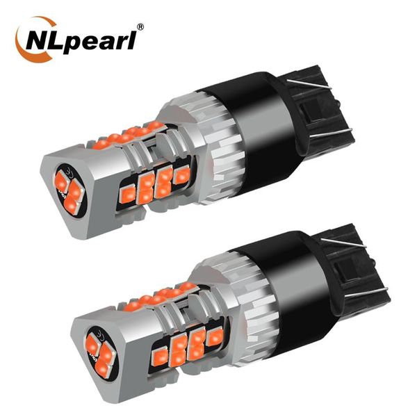 

nlpearl 1x signal lamp t20 7443 led canbus 7440 w21w w21/5w 3030 chips t25 led 3157 p21w p27 7w 3156 car brake reverse light 12v