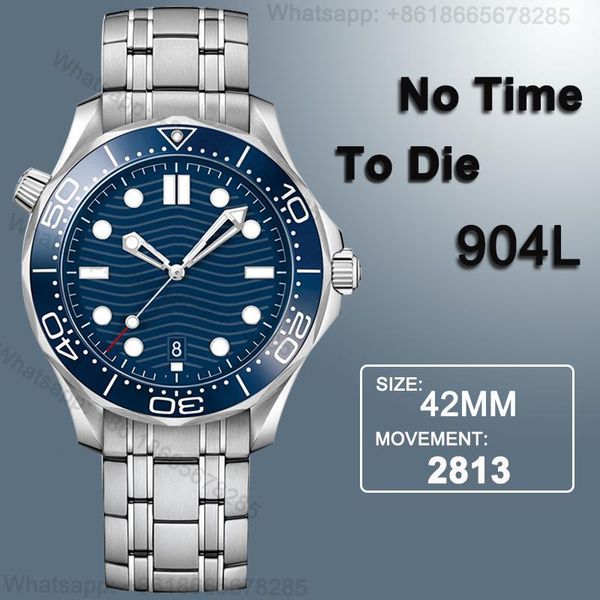 

wristwatches men's automatic mechanical watch 42mm dial 210 316 stainless steel sapphire glass waterproof, Slivery;brown