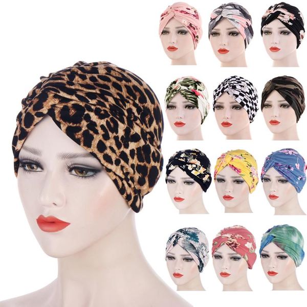 

ethnic clothing women head scarf fashion printed bonnet muslim cap turban female hat headscarf arab wrap style headdress, Red