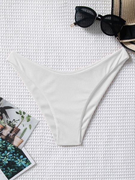 

rib bikini panty m3bb#, White;black