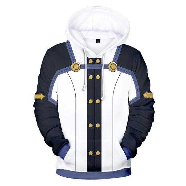 

men's hoodies & sweatshirts creative desgn anime sword art online cosplay kirito zipper harajuku tracksuit boy's fashion pullover, Black