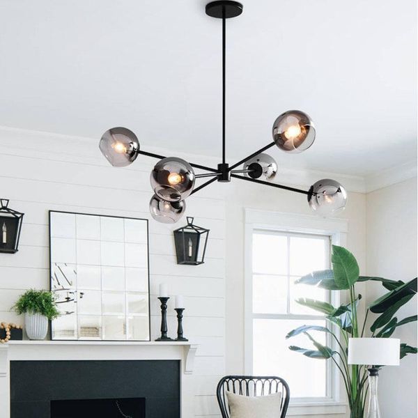 

chandeliers modern led chandelier branches nordic glass balls ceiling lamp living room dining bedroom lighting fixtures
