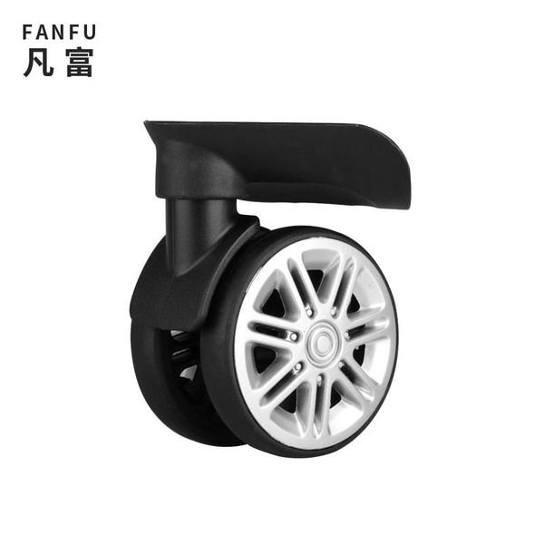 

bag parts & accessories repair luggage wheels fashion mute replacement wheel rolling pull rod travel casters, Black
