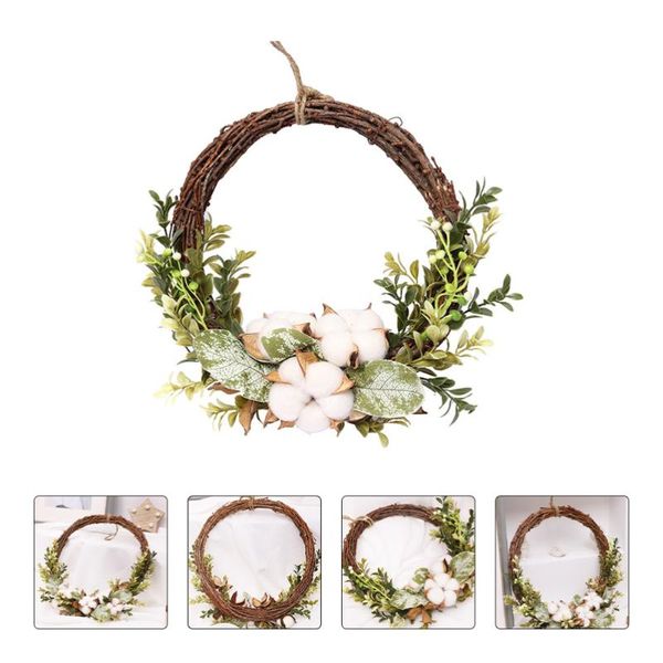 

artificial easter garland easter party decorative wreath ornament