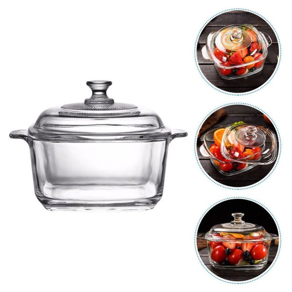 

bowls 1pc fruit storage bowl household salad multipurpose glass tableware