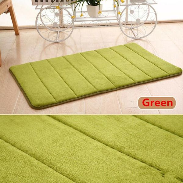

memory foam bath mat doormat entrance rug anti-slip indoor outdoor floor carpet mildew proof, non-slip base fabric, strong
