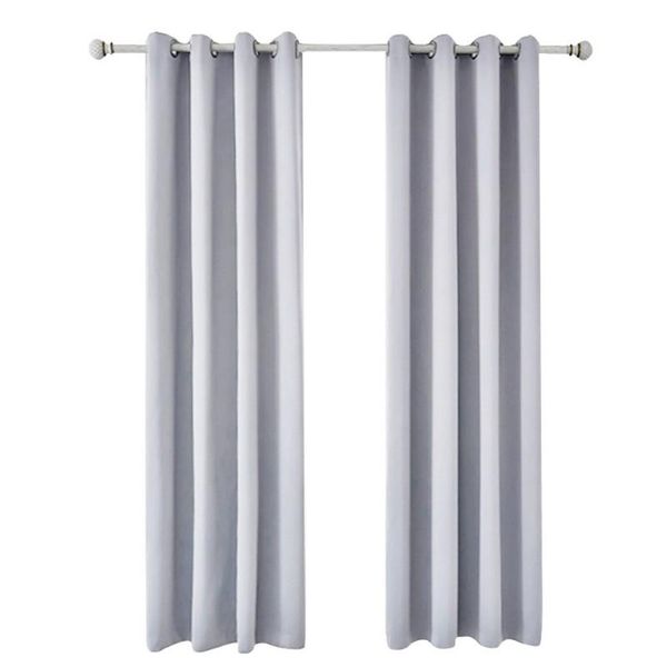 

curtain & drapes 1pc window blackout curtains for living room the bedroom solid modern treatment blinds black