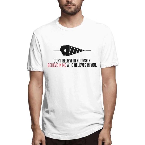 

men's t-shirts i don't believe you hip hop graphic bottoming t-shirt, White;black