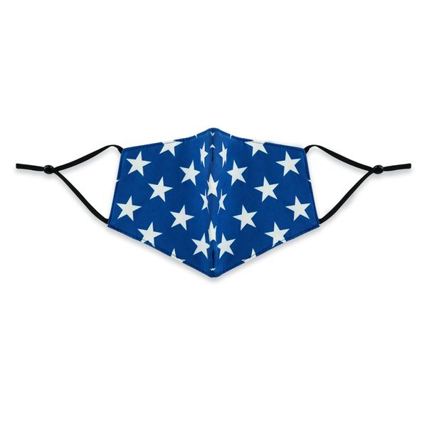 

layer three cotton mask, personalized three-dimensional american flag digital printing breathable dust mask